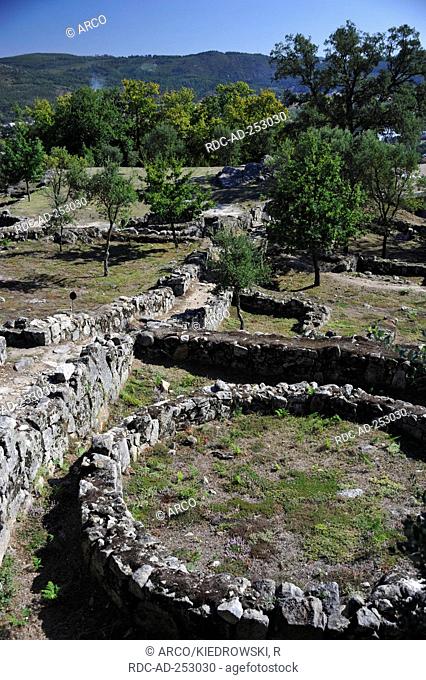 Citania de Briteiros ruined town of the Celtiberians Braga Portugal excavation site