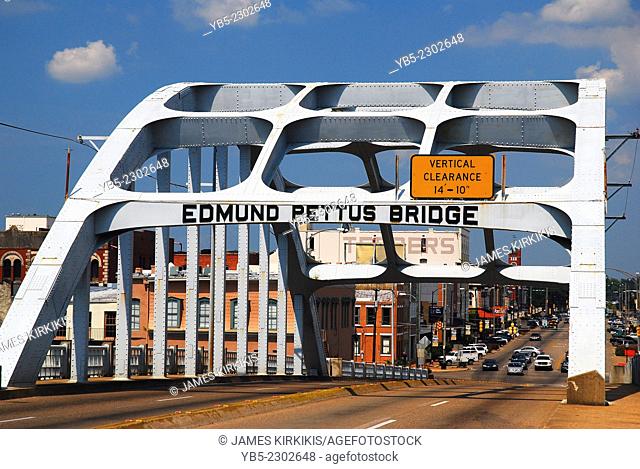 Edmund Pettus Bridge, Civil Rights Landmark, Selma, Alabama