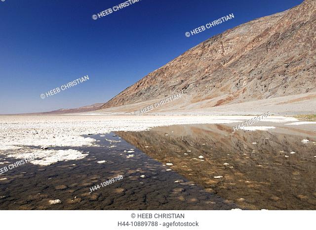 Badwater, Death Valley, National Park, California, USA, United States, America, lake