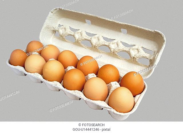 Supermarket, Food, Tray, Egg, Eggs, Box of eggs, Eggshell