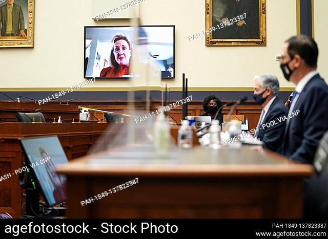 United States Representative Ann Wagner (Republican of Missouri) remotely questions Federal Reserve Chairman Jerome Powell during a House Financial Services...