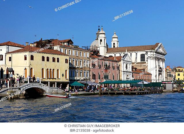 Dorsoduro district, Gesuati church, Venice, UNESCO World Heritage Site, Venetia, Italy, Europe