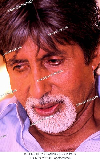 Indian Bollywood Hindi Film Actor, Amitabh Bachchan, Mumbai, Maharashtra, India, Asia