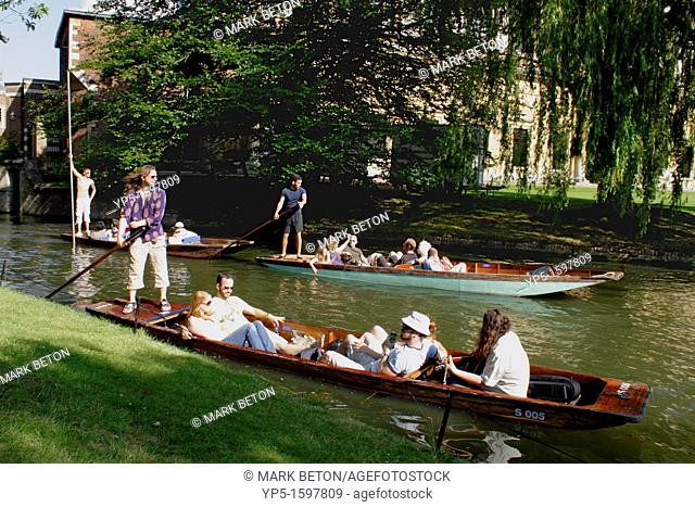 Punting on River Cam Cambridge