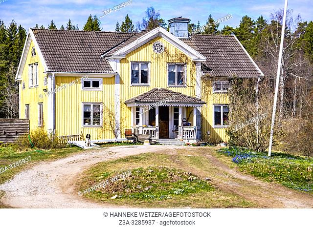 Old villa in the countryside of Sweden