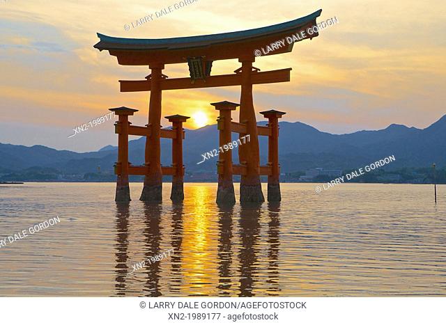 Itsukushima Shinto Shrine. Japan