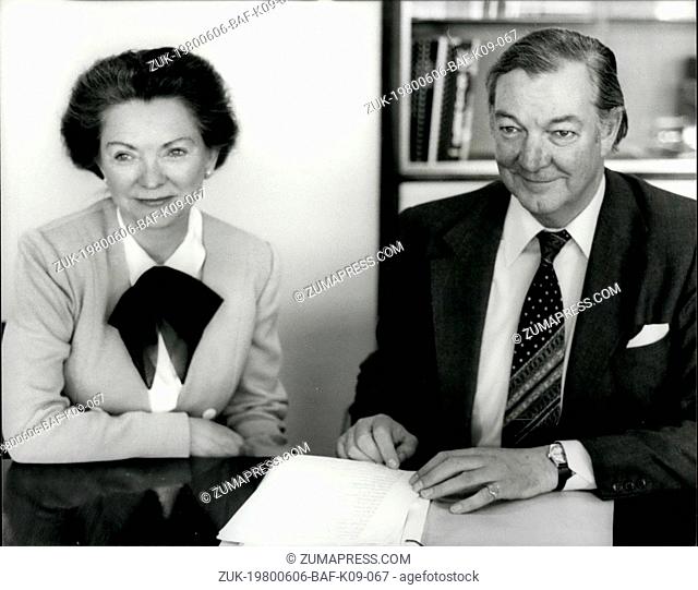 Jun. 06, 1980 - U.S. Secretary Of Education Mrs Shirley Hufstedler In London: The Hon Mrs Shirley M. Hufstedler Secretary of Education of the United States