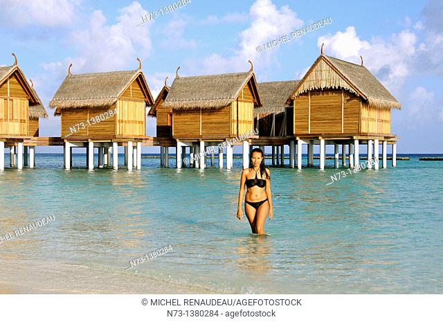 Indian Ocean, Maldives, Alifu Dhaalu Atoll, Constance Moofushi Resort