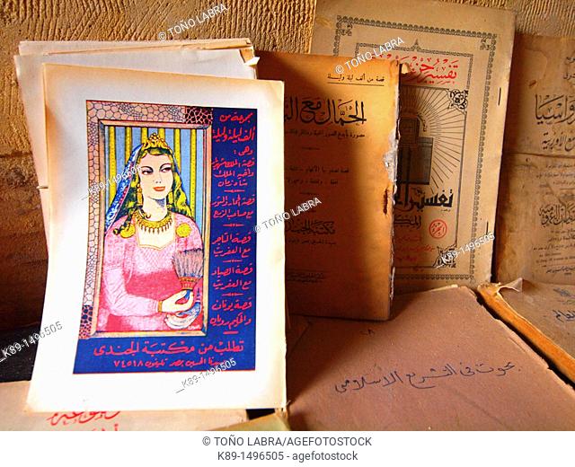 Olds books, Islamic Quarter, Cairo, Egypt