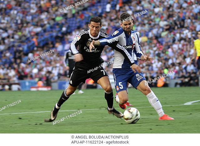 2015 Spanish La Liga Espanyol v Real Madrid May 17th. 17.05.2015. Barcelona, Spain. La Liga BBVA. Espanyol versus Real Madrid