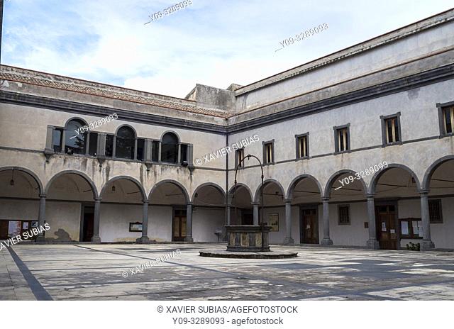 Town Hall, formerly St. Francis Monastery, Randazzo, Catania, Sicily, Italy