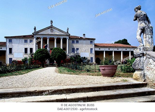 Villa Piovene, ca 1539, attributed to Andrea Palladio (1508-1580) and Francesco Muttoni (1669-1747) (UNESCO World Heritage List, 1996), Lugo di Vicenza, Veneto