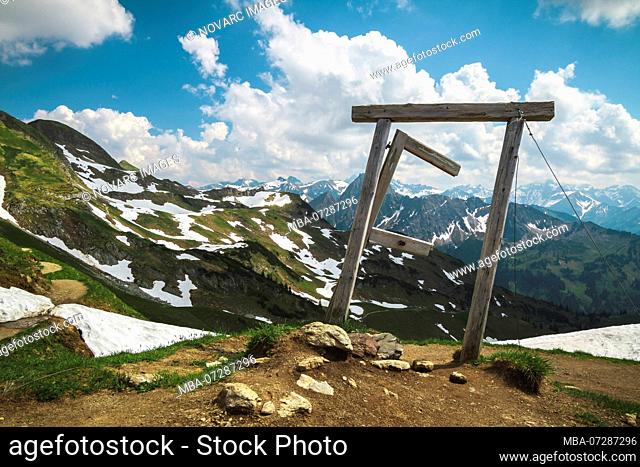 Himmelstor am Zeigersattel, Nebelhorn, Allg„u Alps, Oberstdorf, Allg„u, Bavaria, Germany