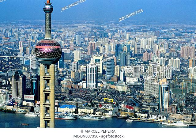 China, Shanghai, new town of Pudong