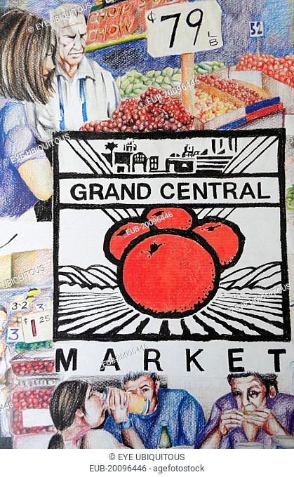 Central Market mural