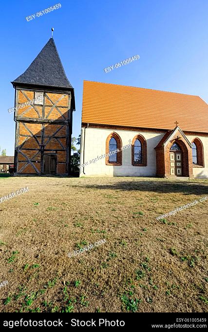 Church Sargleben near Karstaedt (Prignitz), Brandenburg, Germany