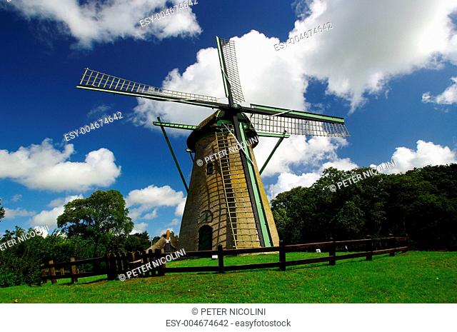 Holländerwindmühle in Schoorl, Nordholland