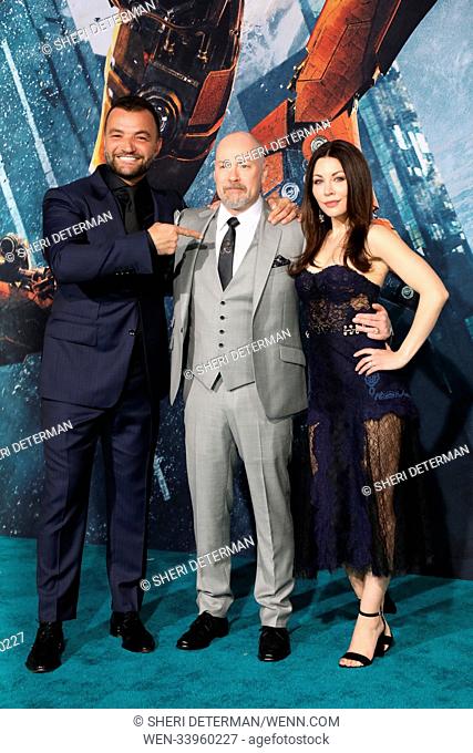 Universal's 'Pacific Rim Uprising' Premiere was held at the TCL Chinese Theatre IMAX in Hollywood, California Featuring: Nick E. Tarabay, Steven S