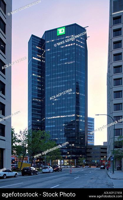 Reclad of Building at 360 Main Street. Raymond SC Wan Architects, Winnipeg, Manitoba, Canada