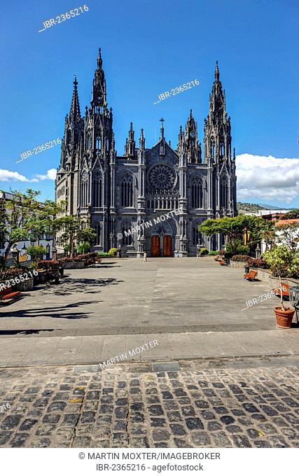 San Juan Bautista church, Arucas, Gran Canaria, Canary Islands, Spain, Europe, PublicGround