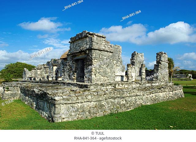 Ancient Mayan archaeological site of Tulum, Tulum, Quintana Roo, Mexico, North America