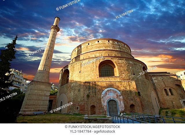 4th century Roman rotunda Church of Agios Georgios or the Rotunda of St  George built in 311 as the mauselum of Galerius but never used  Converted by Emperor...