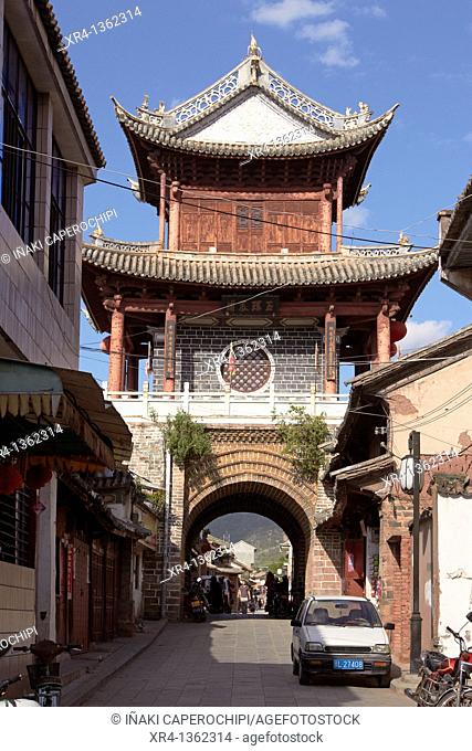 Traditional architecture china, Weishan, Dali Bai Autonomous Prefecture, Yunnan, China