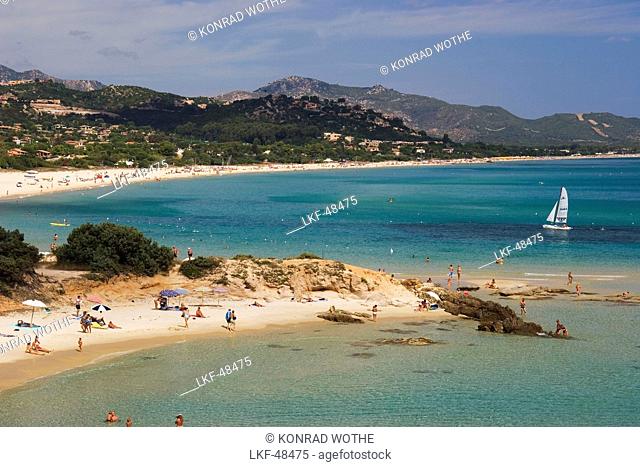Sandy beach, Costa Rei, Sardinia, Italy