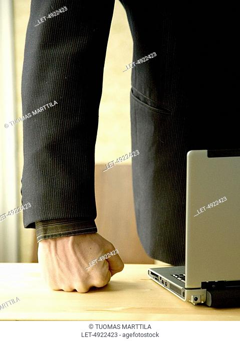 Man with laptop computer