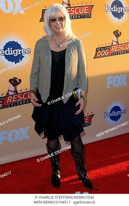 All Star Dog Rescue Celebration at The Barker Hangar - Arrivals Featuring: Emmylou Harris Where: Los Angeles, California