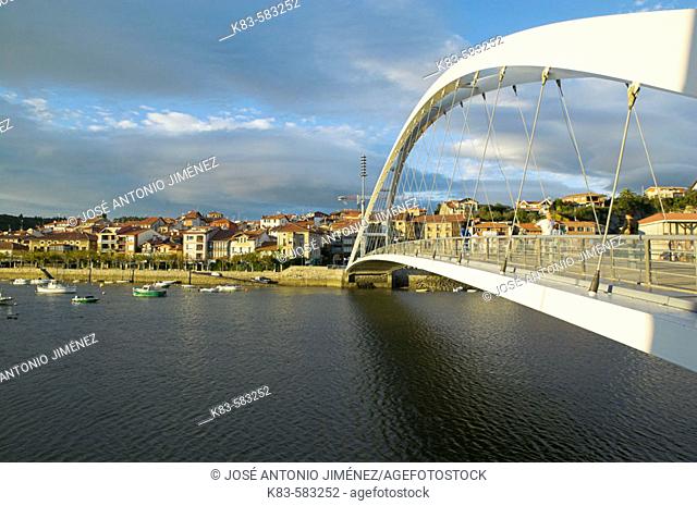 Bridge of Plentzia, Bilbao. Biscay, Euskadi, Spain