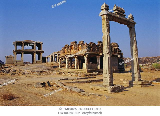 King Balance 15th century near Vithala Temple Complex , Hampi , Hospet , Karnataka , India