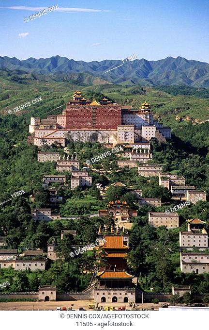 Lesser Potala, one of the outer temples. Chengde. Hebei province. China