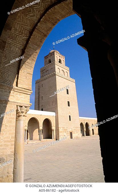 The Great Mosque. Qairouan. Tunisia