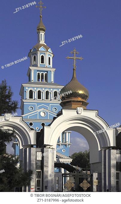 Uzbekistan; Tashkent, Assumption Cathedral, Russian Orthodox,