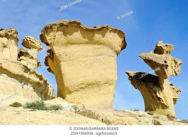 Bizarre rock formations