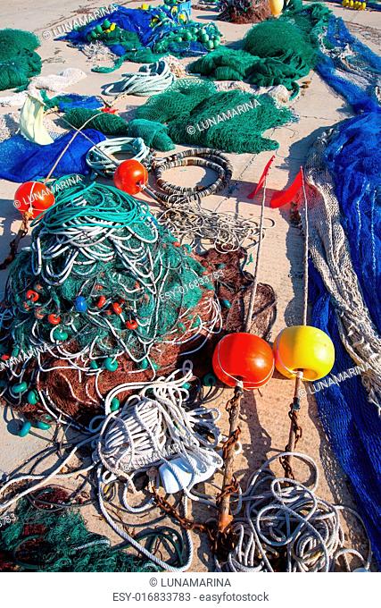 Formentera Balearic Islands fishing tackle nets longliner trawler trammel