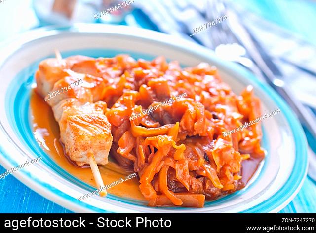 cabbage with meat