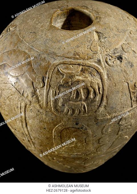 Macehead of Narmer, Protodynastic Period (Egypt), c3300 - c3200 BC. Artist: Unknown