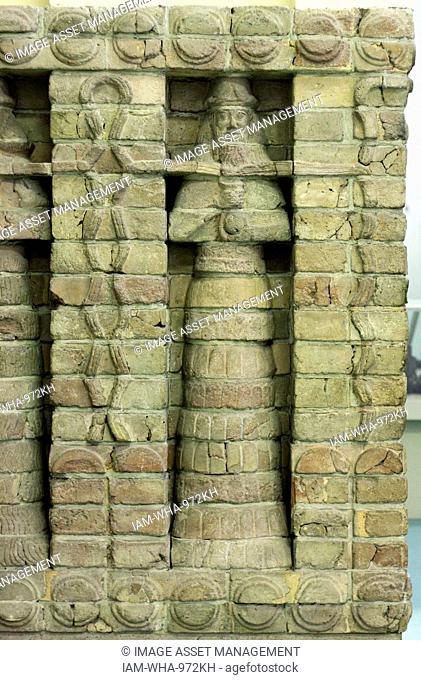 Segment from the facade of the Inanna Temple built by the Kushite ruler Kara-indash Uruk ca 1413 BC In the northeast corner of the wall surrounding the Eanna...