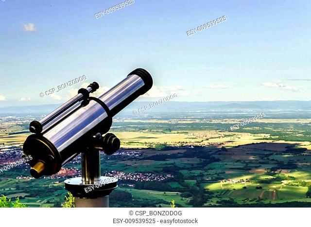 Big telescope on the point of view