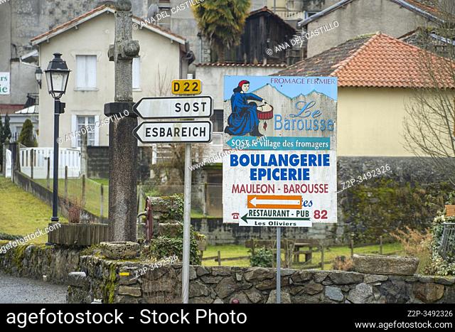 Mauleon-Barousse is a commune in the Hautes-Pyrenees department in south-western France on January 26, 2020
