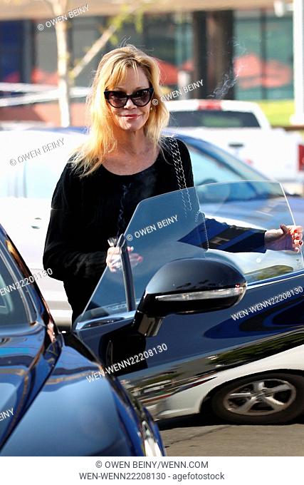 Melanie Griffith leaving Zinque cafe on Melrose Avenue Featuring: Melanie Griffith Where: Los Angeles, California, United States When: 19 Feb 2015 Credit: Owen...