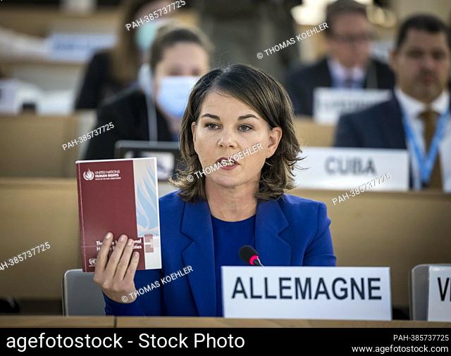 Speech by Annalena Baerbock (Buendnis 90/Die Gruenen), at the special session of the United Nations Human Rights Council on the human rights situation in the...