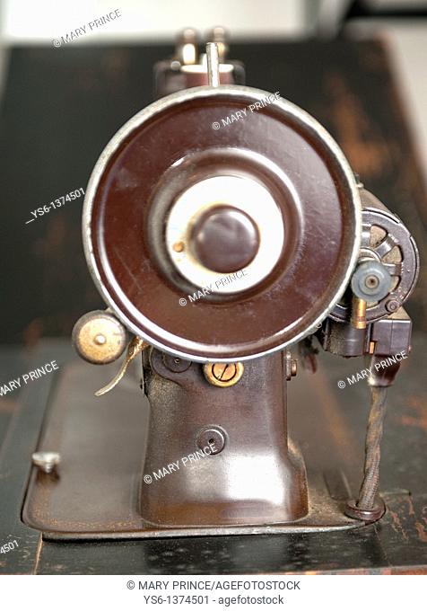 Antique domestic sewing machine