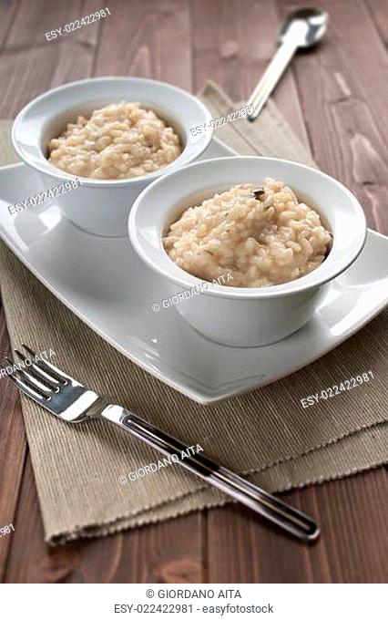 Risotto with black truffle