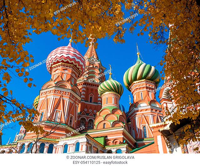 St. Basil's Cathedral Russia, Moscow, Kremlin October 15, 2018