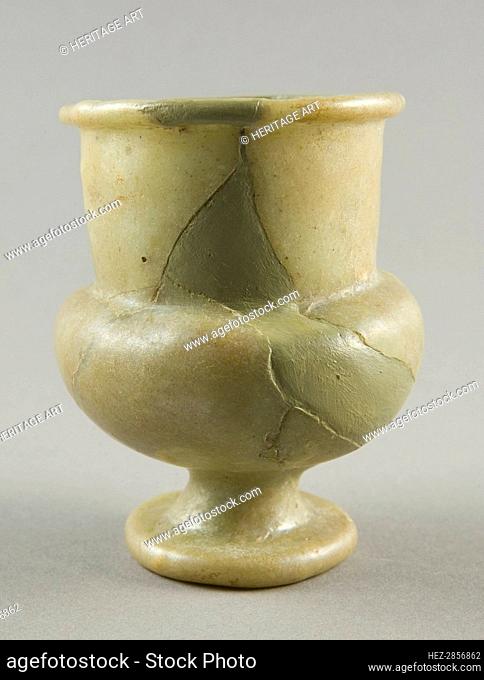 Vase, Egypt, New Kingdom Period, Dynasty 19 (1292-1202 BCE). Creator: Unknown