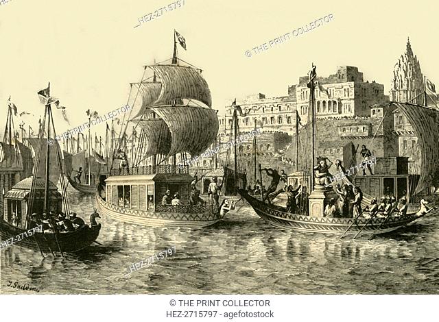 'Religious Festival at Benares', 1890. Creator: Unknown