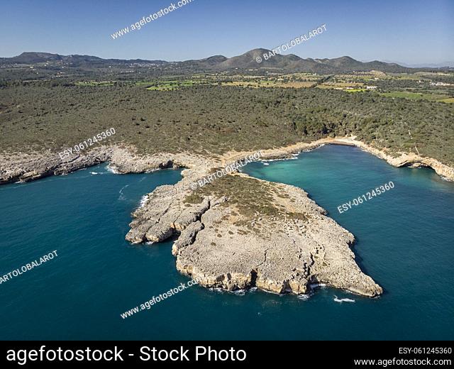 Cala Varques, Manacor, Majorca, Balearic Islands, Spain